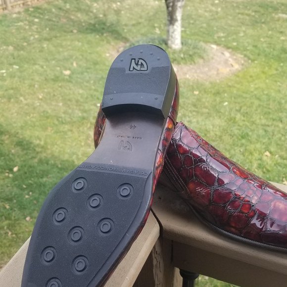 GIAMPIERONICOLA ITALY Patent leather loafers Size 12,5